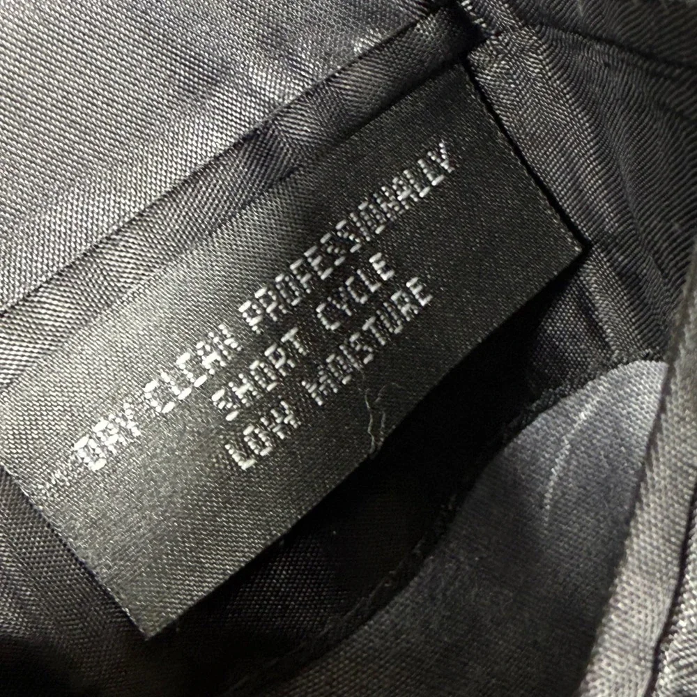 Burberrys Saks Fifth Avenue Mens Charcoal Gray‎ Wool Blazer Sport Coat USA 42R